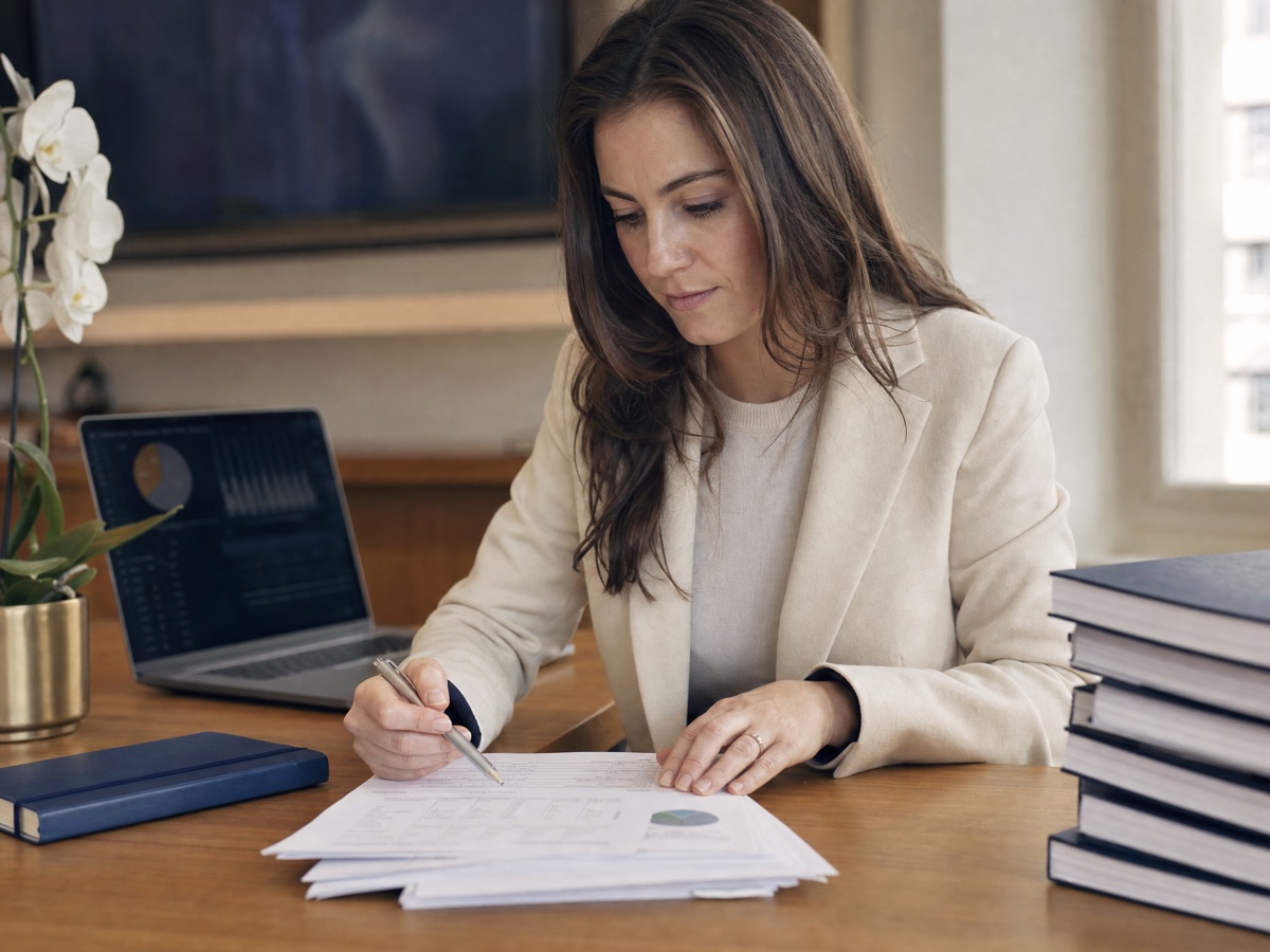 Réunion comptabilité entreprise